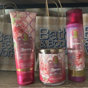 Disney Princess Aurora Moisturizer & Fragrance Set - Pink and Gold